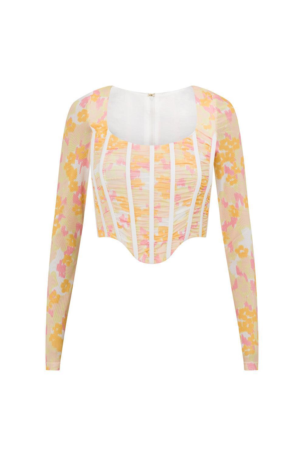Majella Corset Top - Smudge Ditsy Product Image