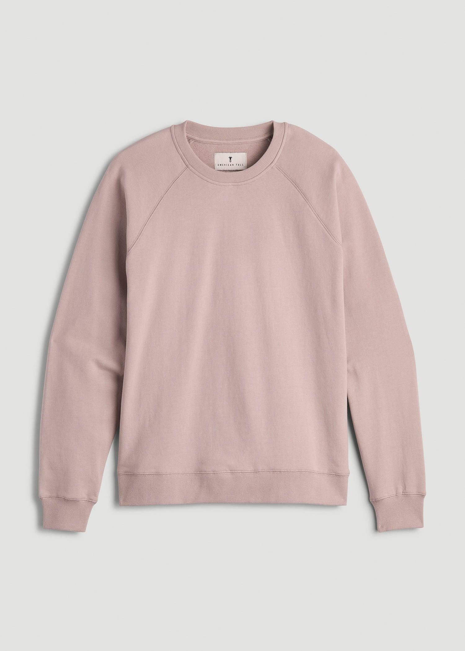 Wearever French Terry Women's Tall Crewneck Sweatshirt in Desert Rose Female Product Image