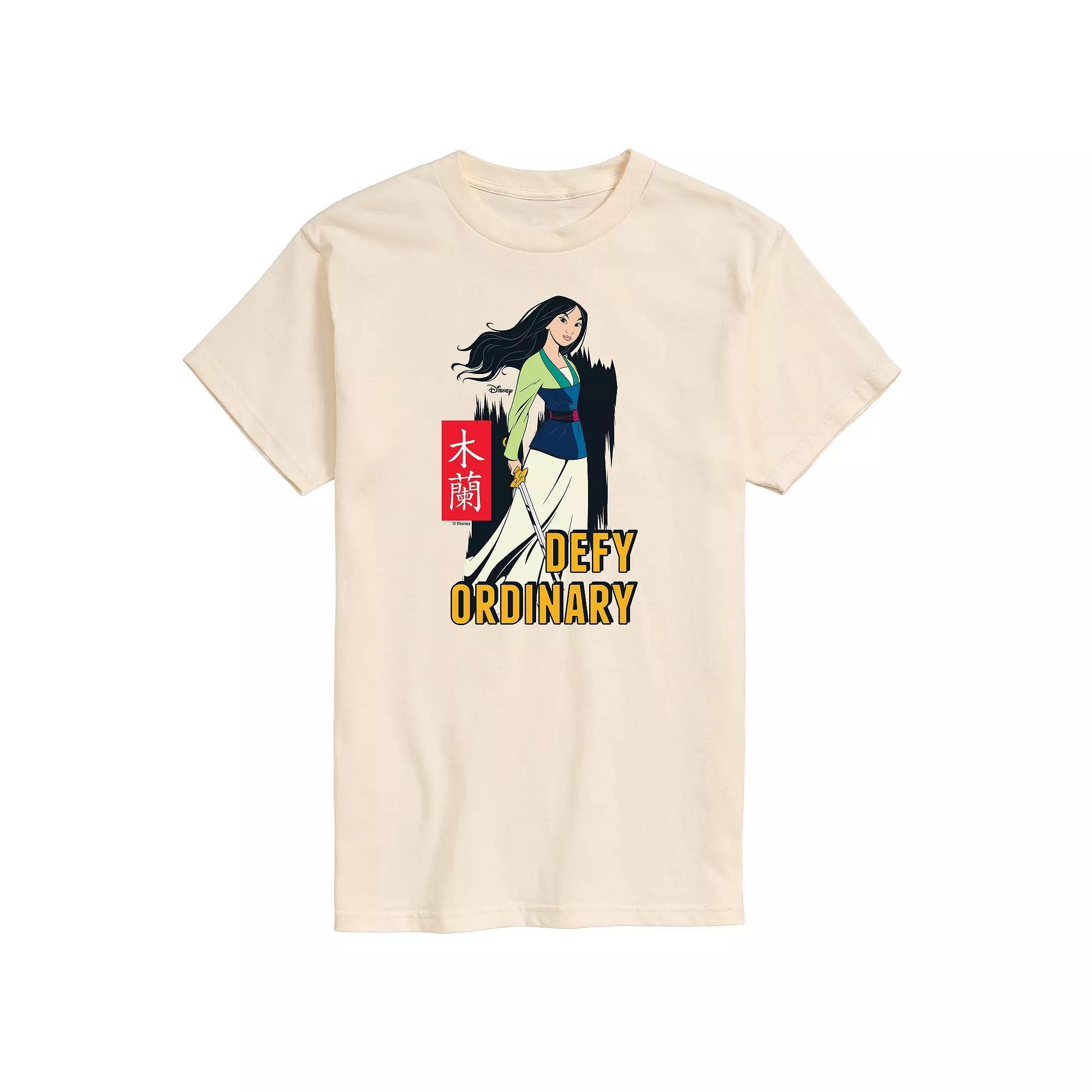 Disneys Mulan Mens Defy Ordinary Tee Product Image