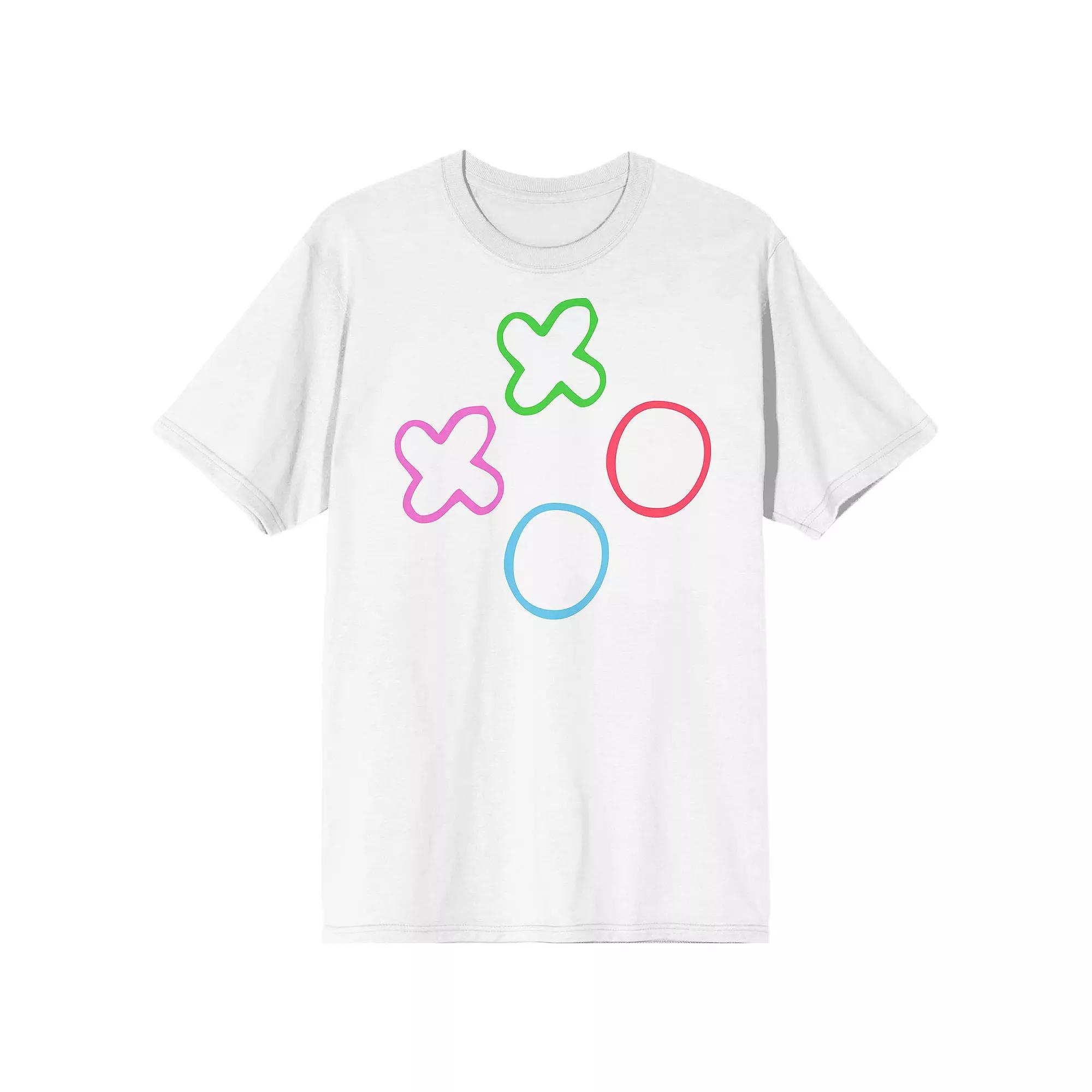 Men's Valentine's Day XX OO Crew Neck Tee, Size: Medium, White Product Image