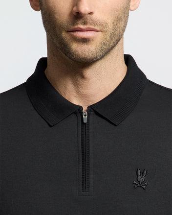 MENS TREVOR PERFORMANCE PIQUE ZIP UP POLO - B6K557F200 Product Image