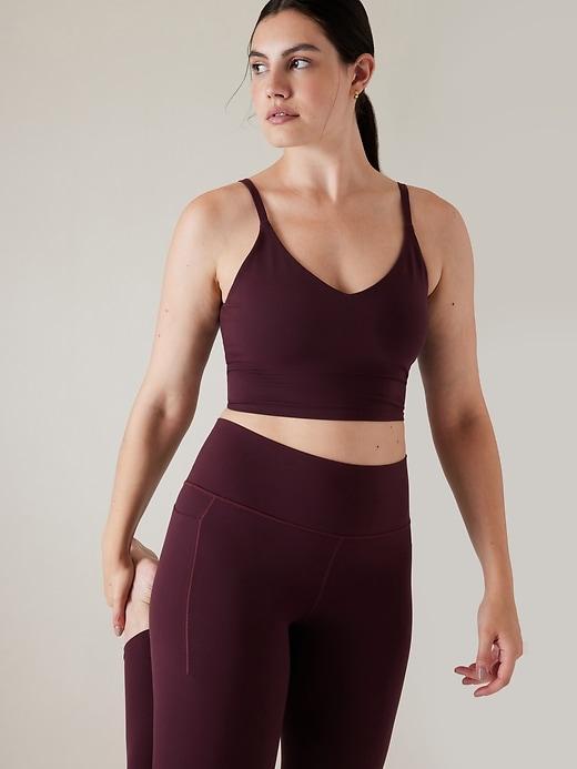 Elation V-Neck Longline Sports Bra A-C Product Image