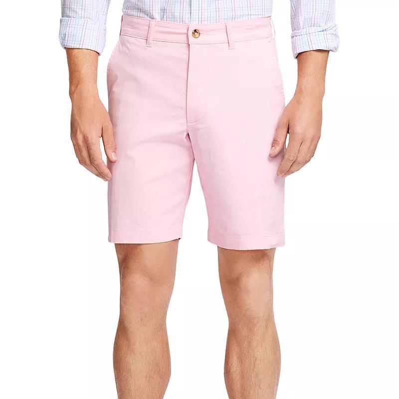 Men's IZOD Saltwater 9.5-in. Flat Front Shorts, Size: 38, Harbor Blue Product Image