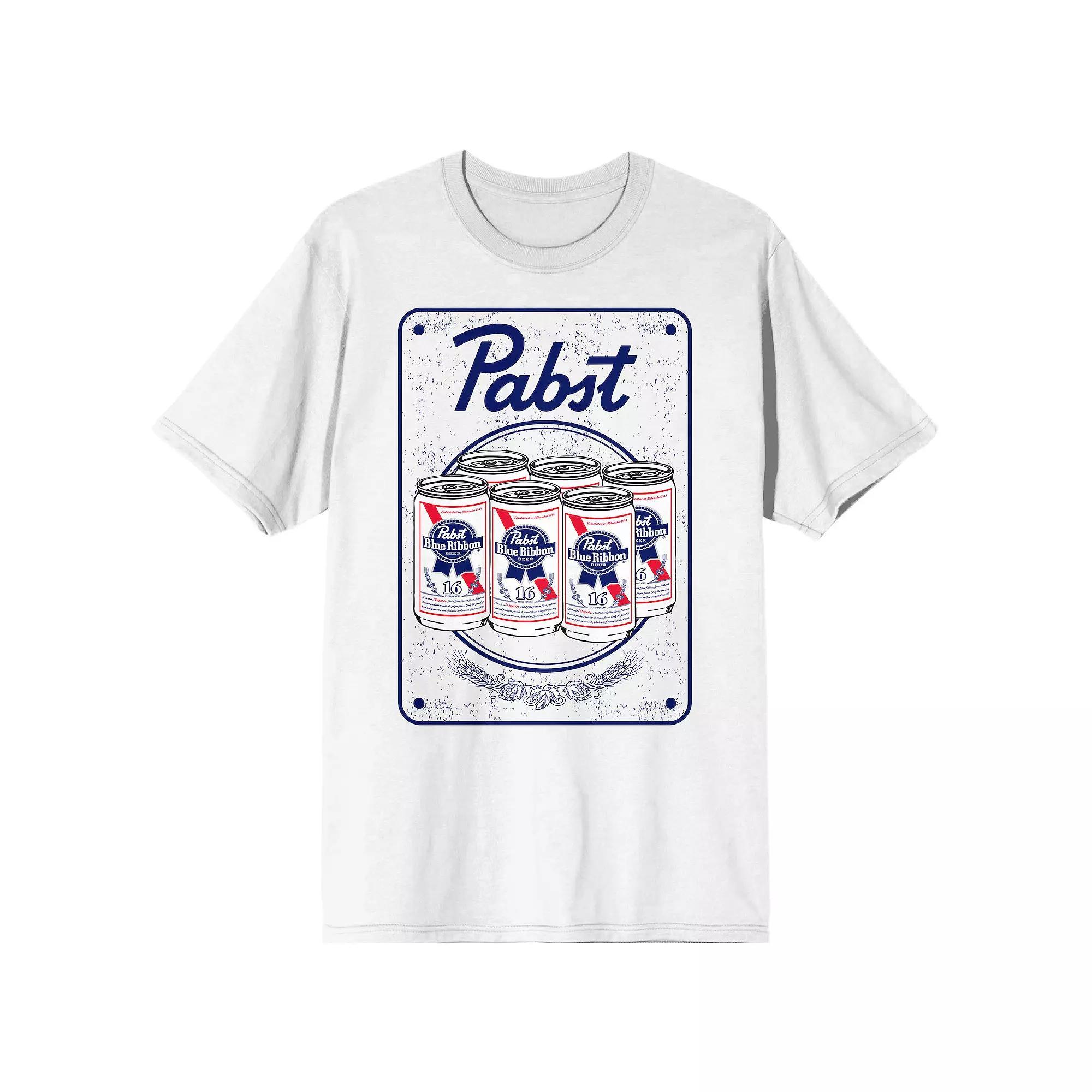 Mens Pabst Blue Ribbon Placement Tee Product Image