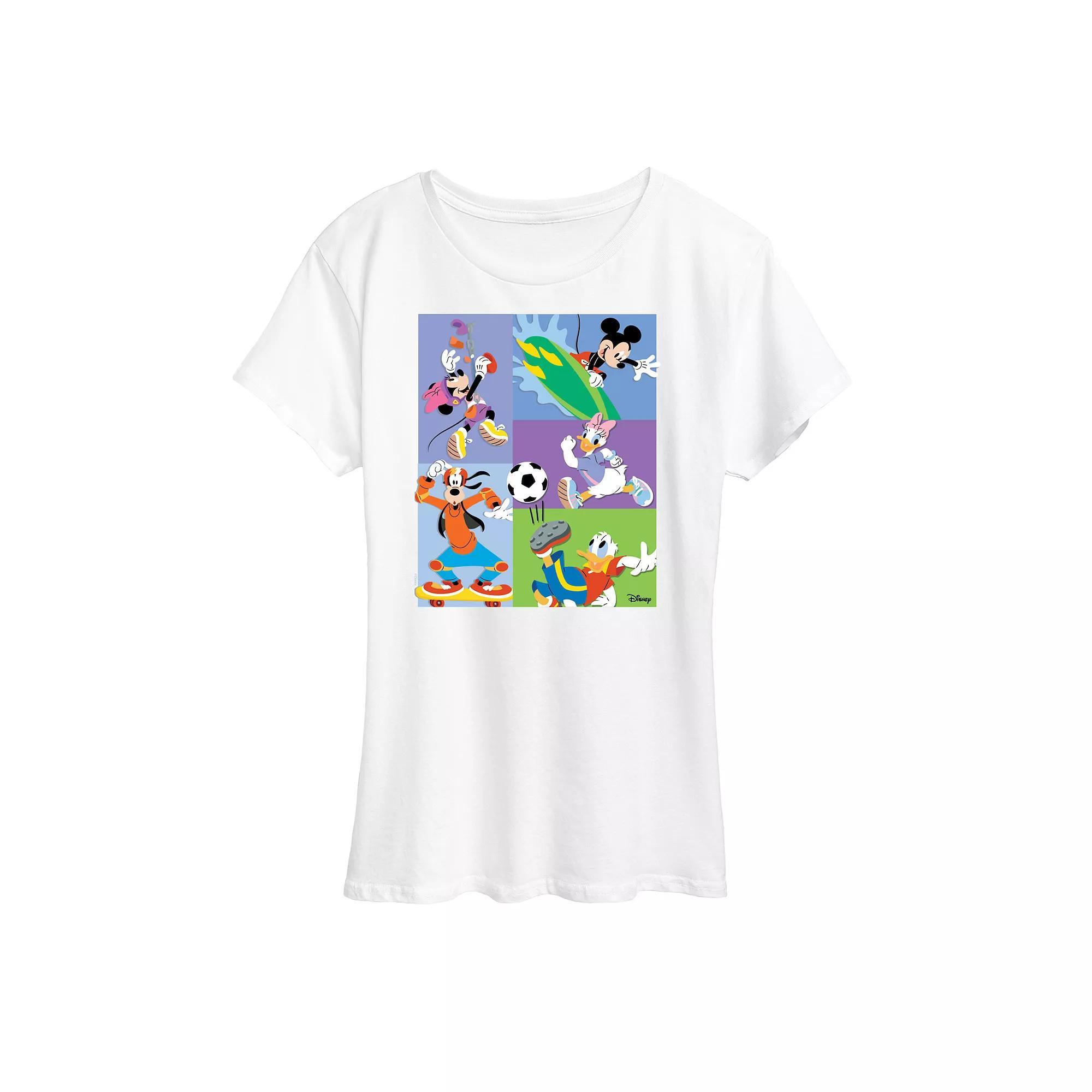 Disneys Mickey Mouse & Friends Womens Sports Graphic Tee Product Image