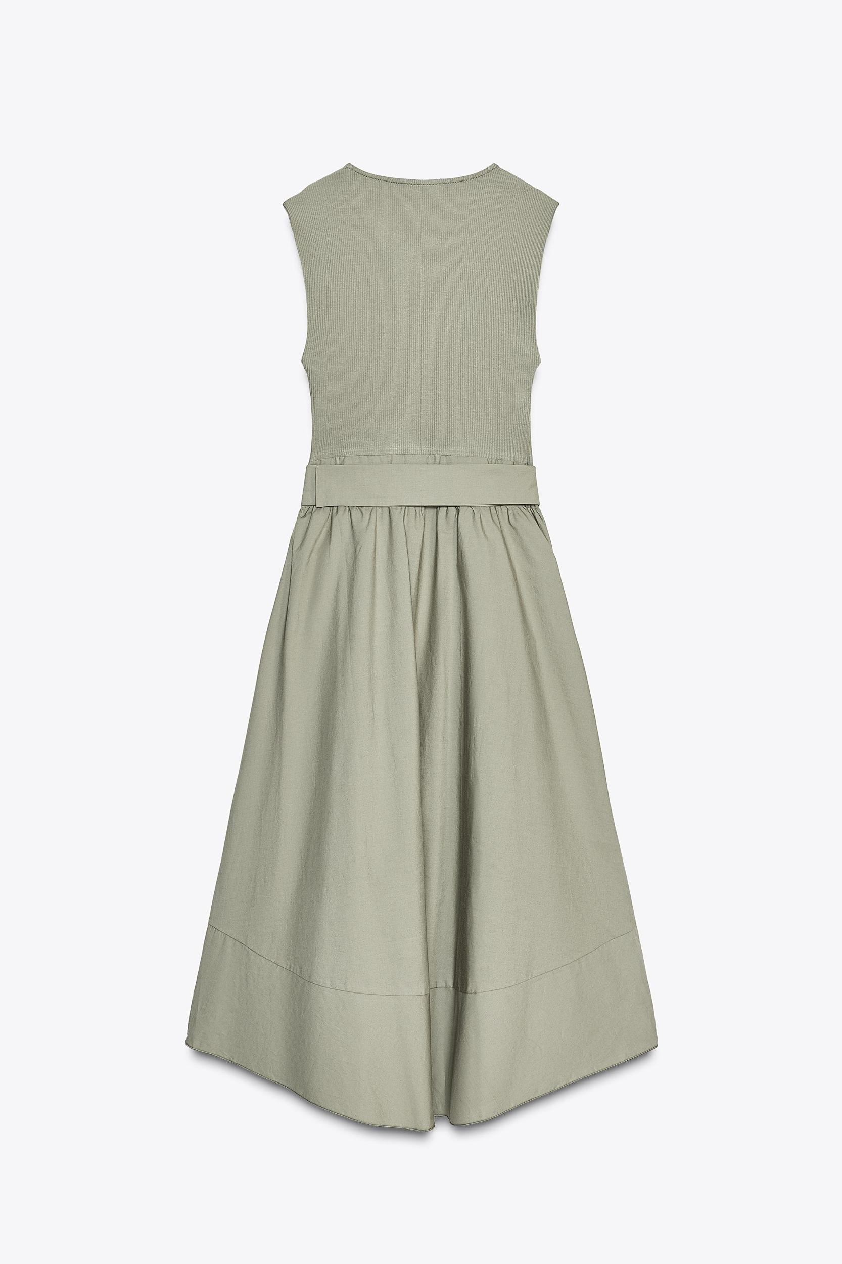 BELTED COMBINATION DRESS Product Image