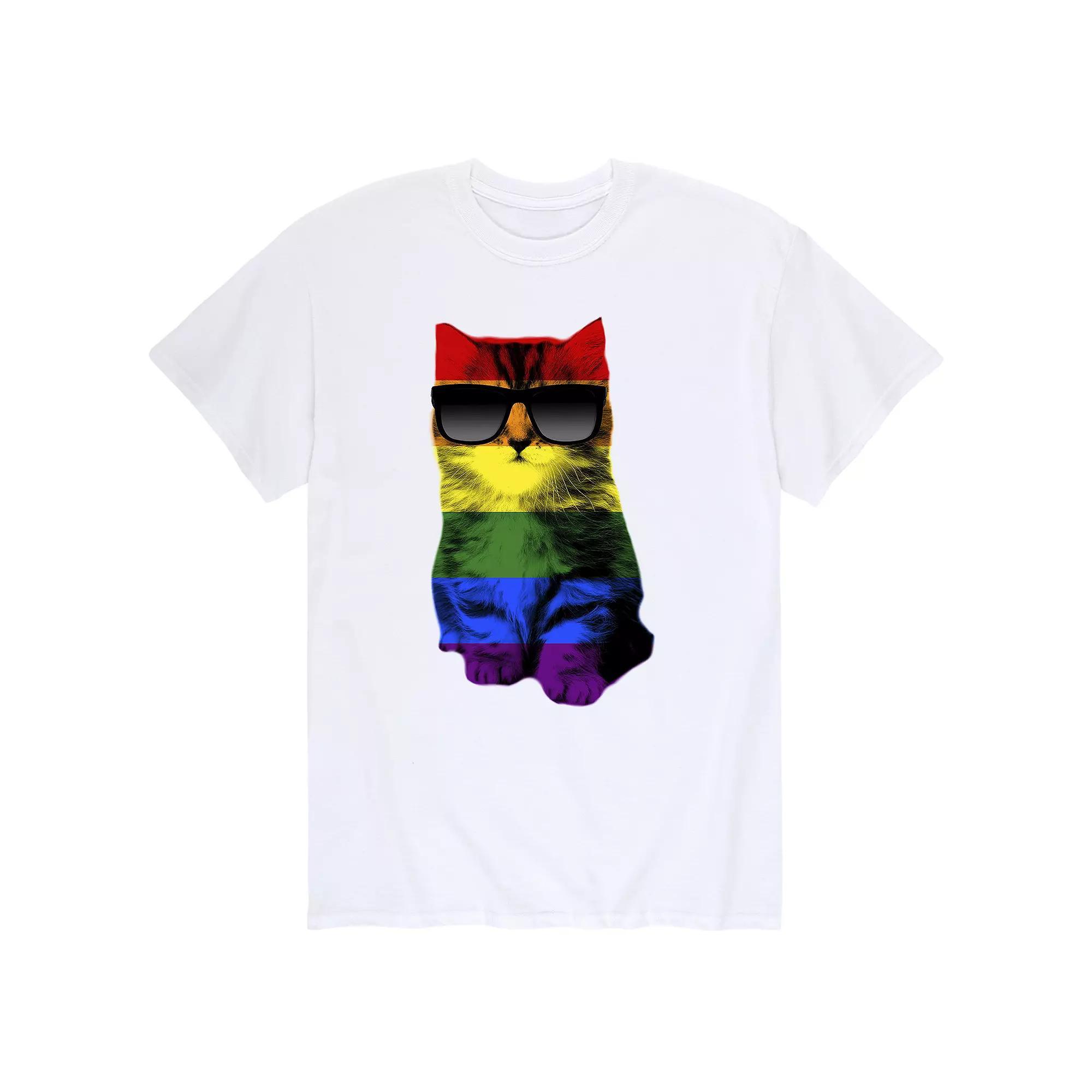 Mens Cat Pride Tee Product Image