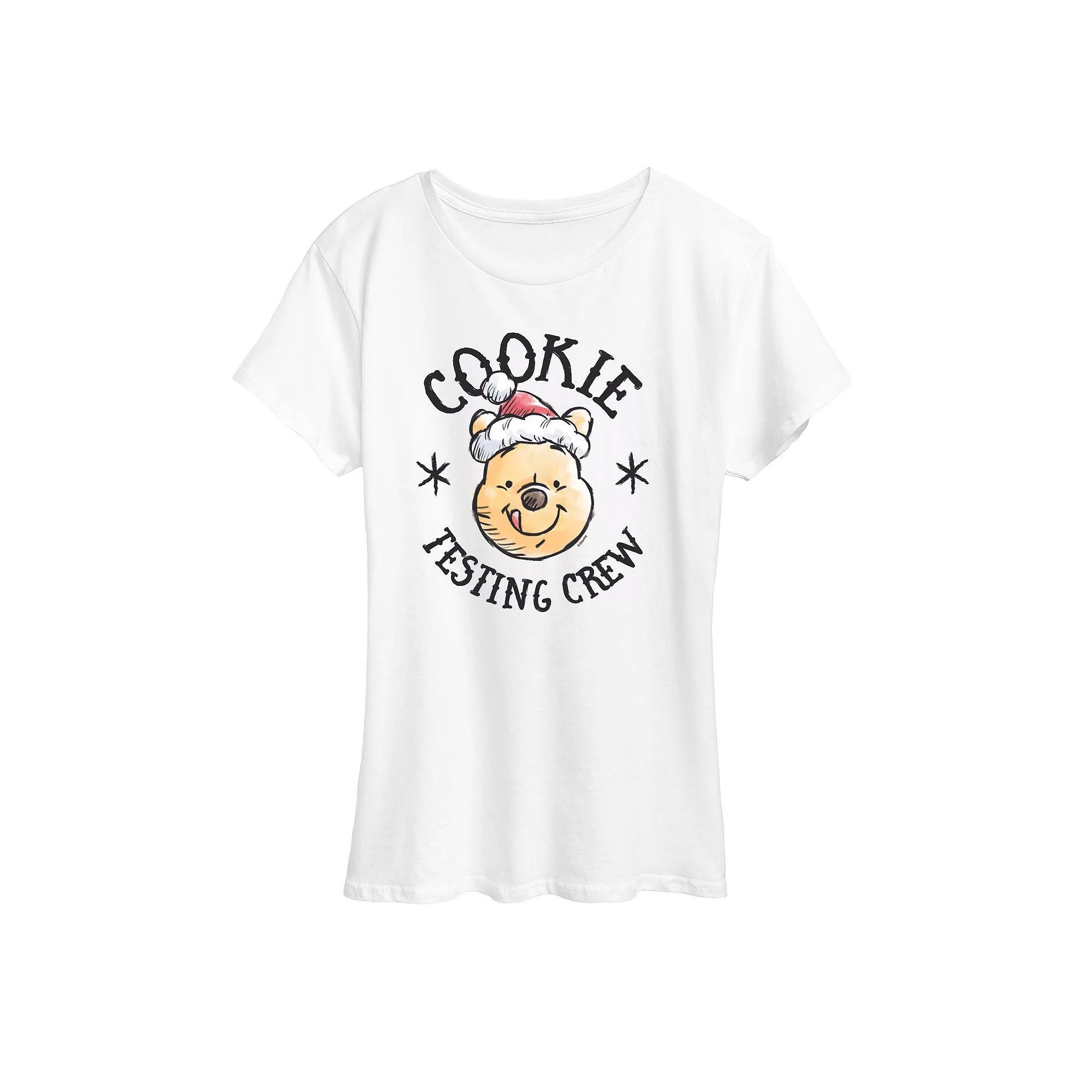 Disneys Winnie The Pooh Womens Cookie Crew Graphic Tee, Girls Product Image