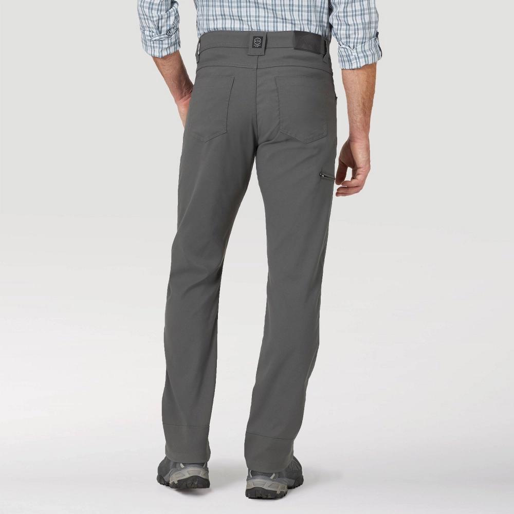 Wrangler Mens ATG Synthetic Straight Utility Pants - Dark Shadow 38x32: Midweight Nylon-Spandex, Product Image