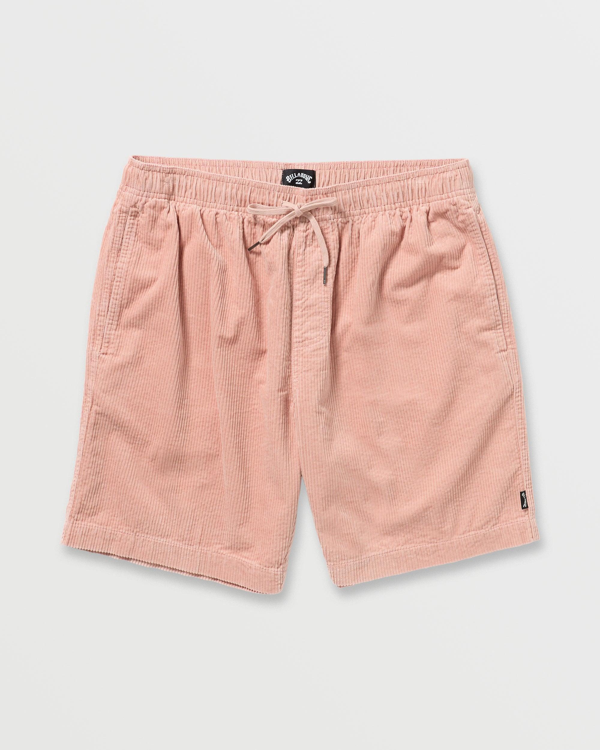 Larry Laybacks 19" Cord Shorts - Dusty Pink Male Product Image