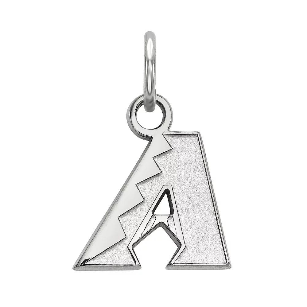LogoArt Sterling Silver Arizona Diamondbacks Extra Small Pendant, Women's Product Image