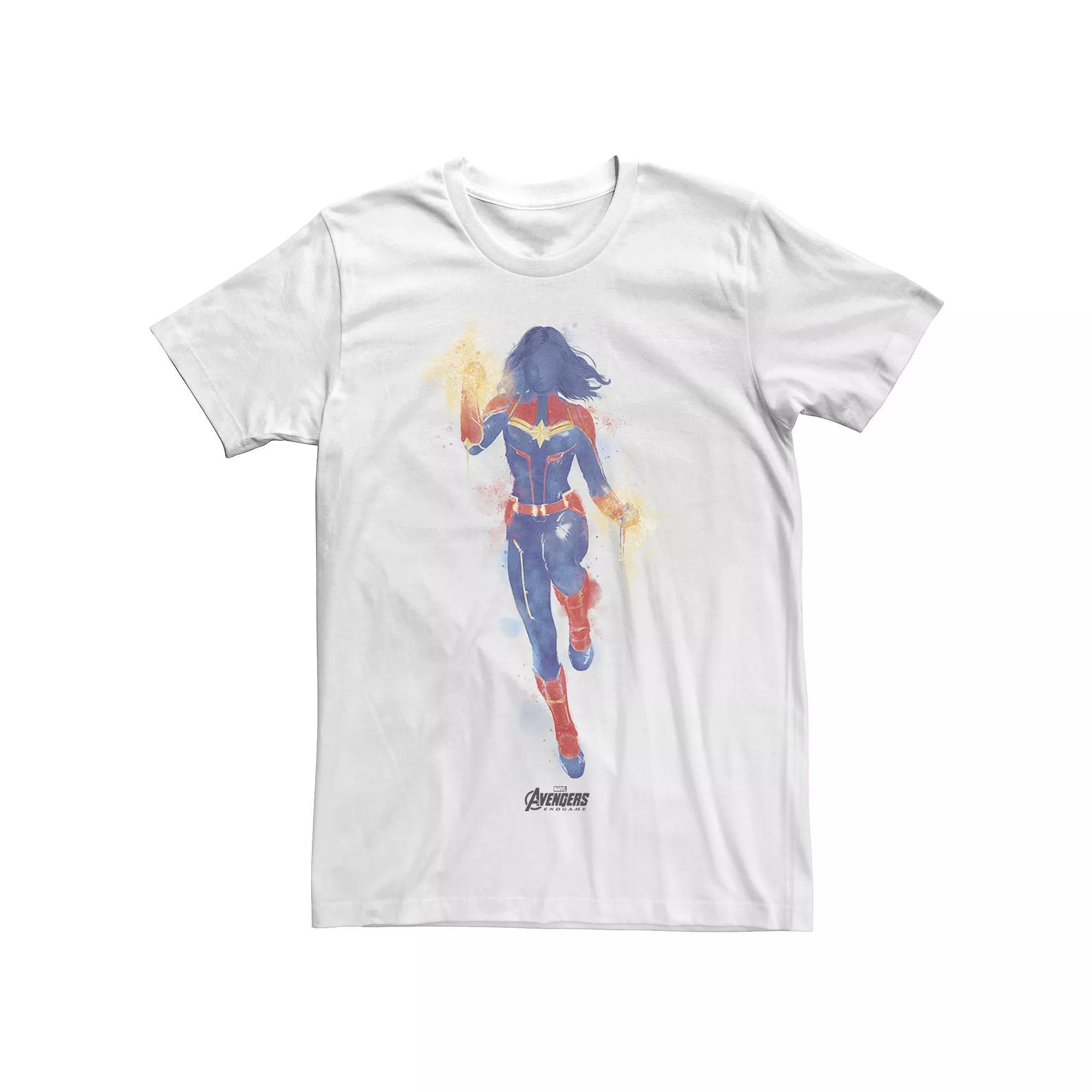 Men's Marvel Avengers Endgame Spray Paint Tee, Size: 3XL, White Product Image
