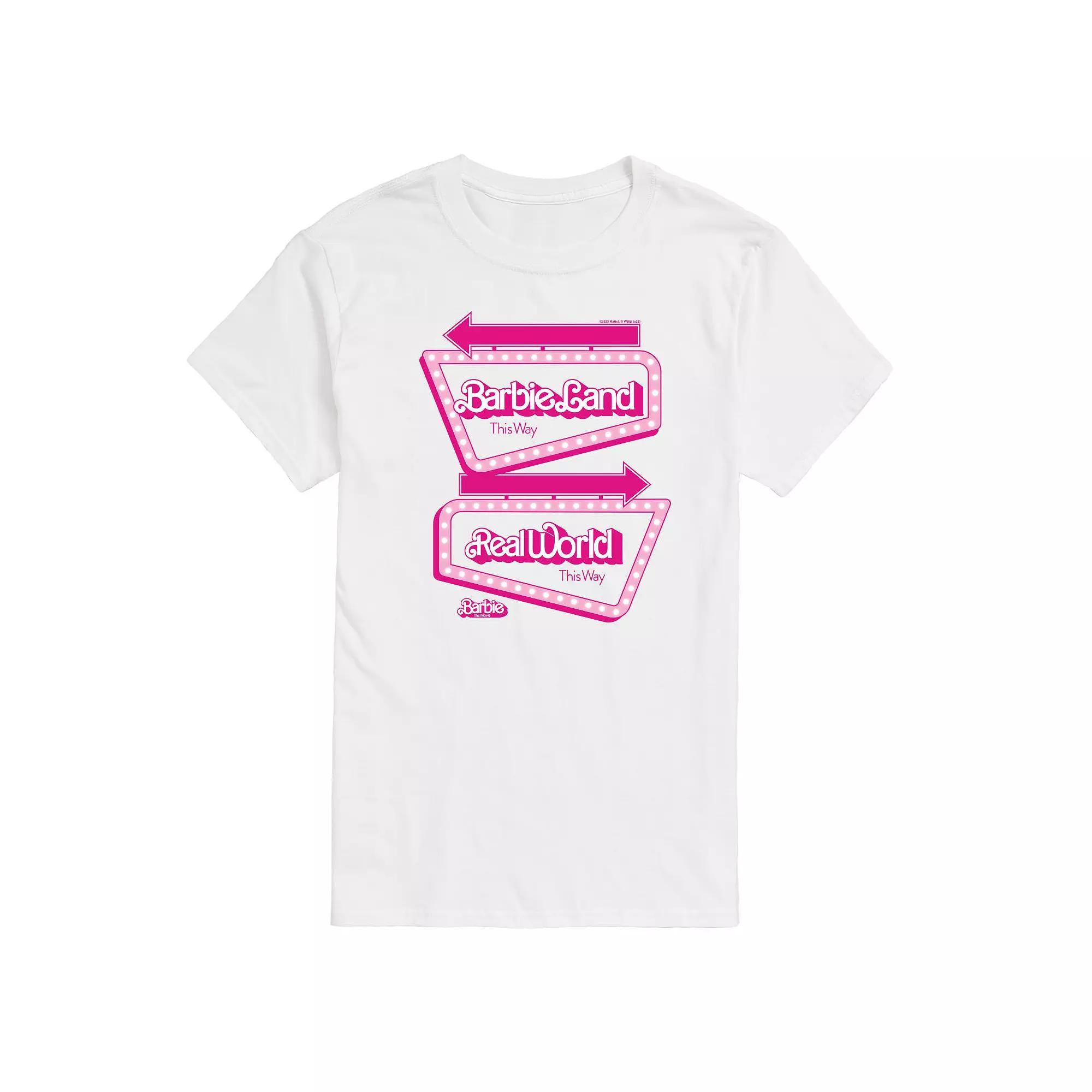 Big & Tall Barbie The Movie Barbieland Graphic Tee, Mens Product Image