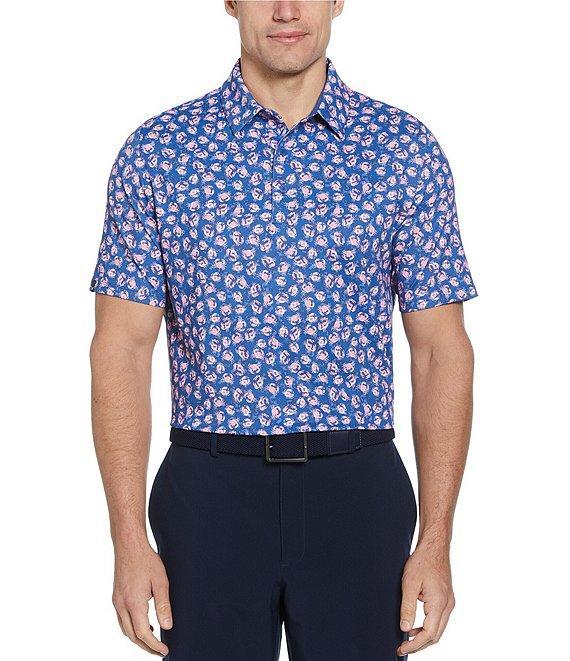 Callaway Novelty Crab Printed Short Sleeve Golf Polo Shirt Product Image