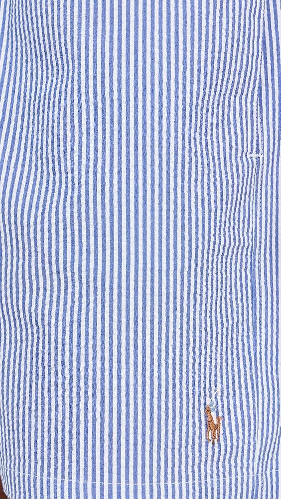 Polo Ralph Lauren Traveler Seersucker Swim Trunks 6" | Shopbop Product Image