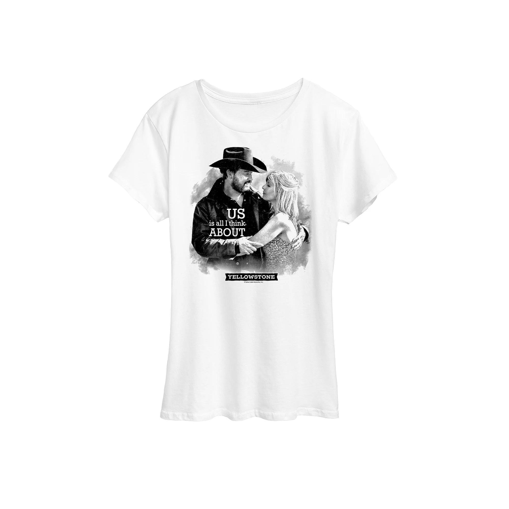 Womens Yellowstone All I Think About Graphic Tee Product Image