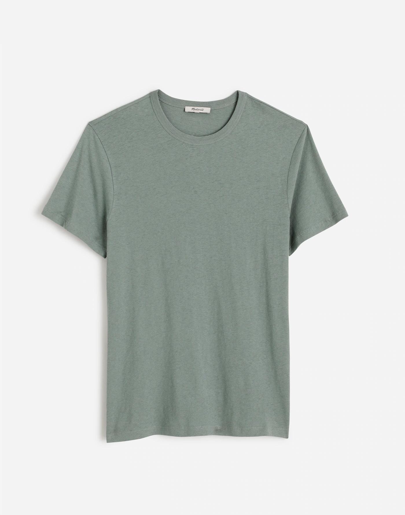 Allday Tee in Cotton-Linen Blend Product Image