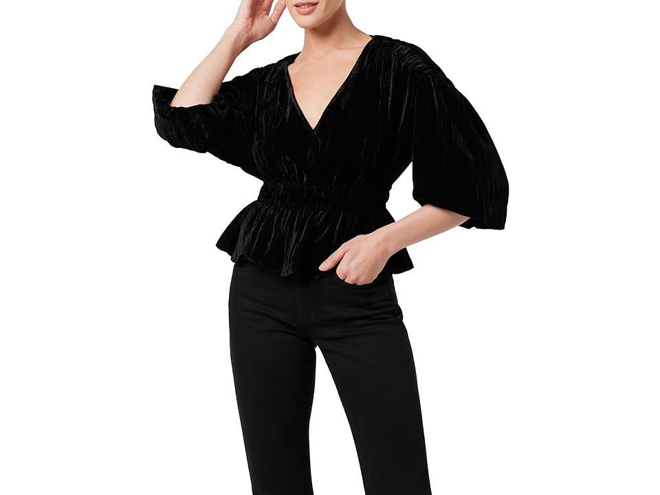 Womens The Mona Velvet Smocked Top Product Image
