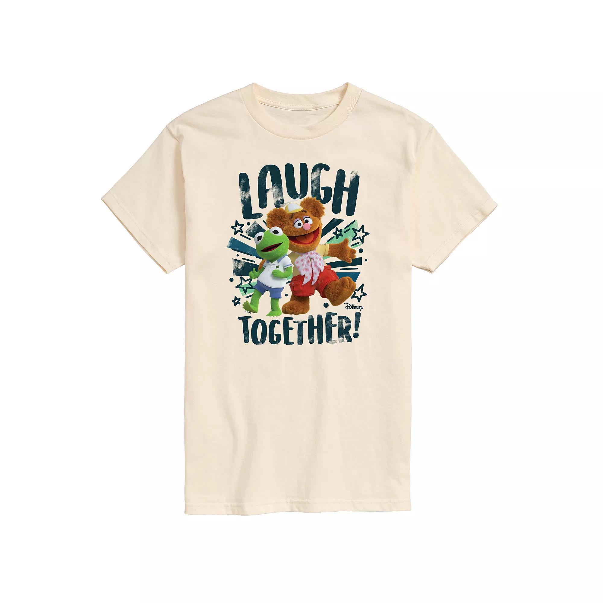 Men's Beer Christmas Wreath Graphic Tee, Size: Medium, Grey Gray Product Image