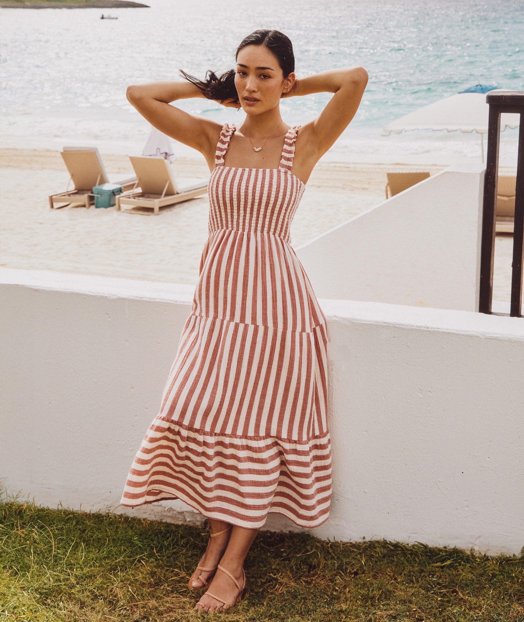 Selene Double Cloth Maxi Dress Product Image