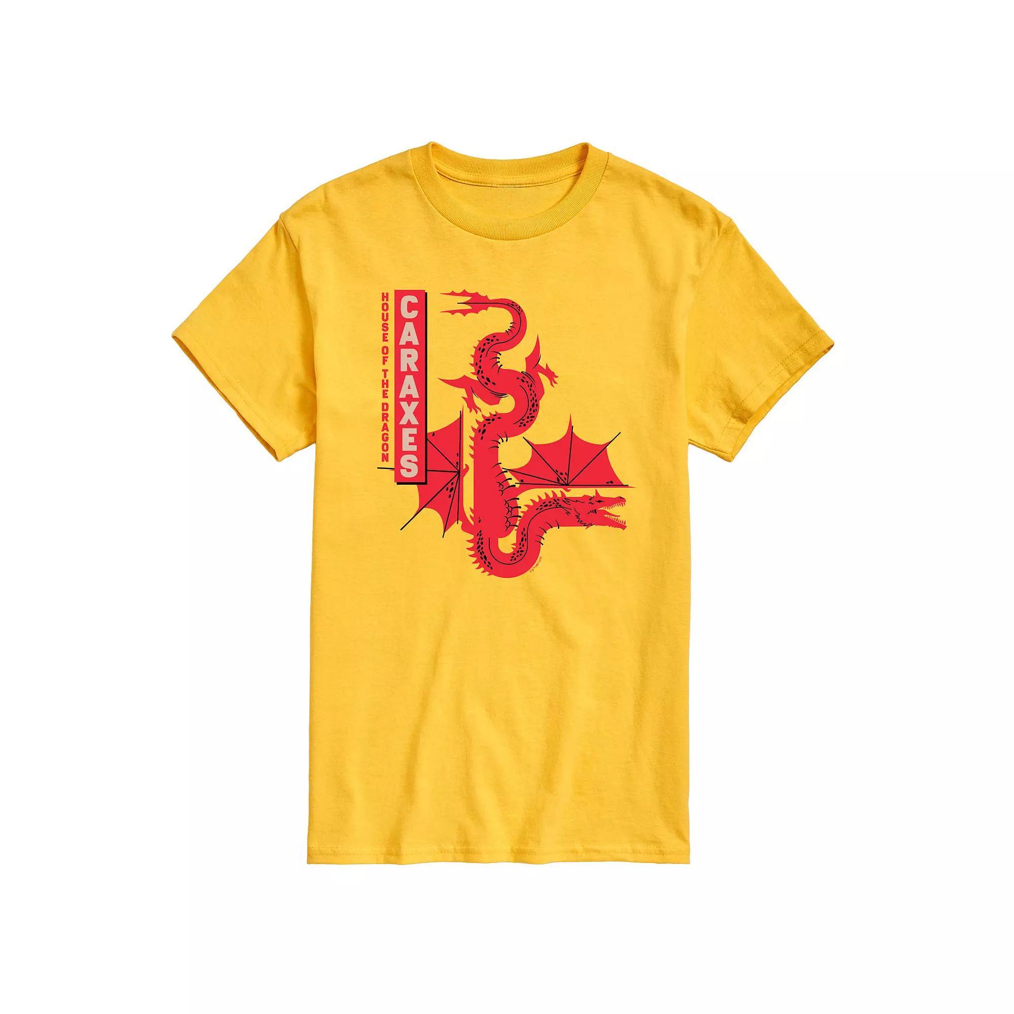 Mens House Of The Dragon Caraxes Dragon Graphic Tee Product Image
