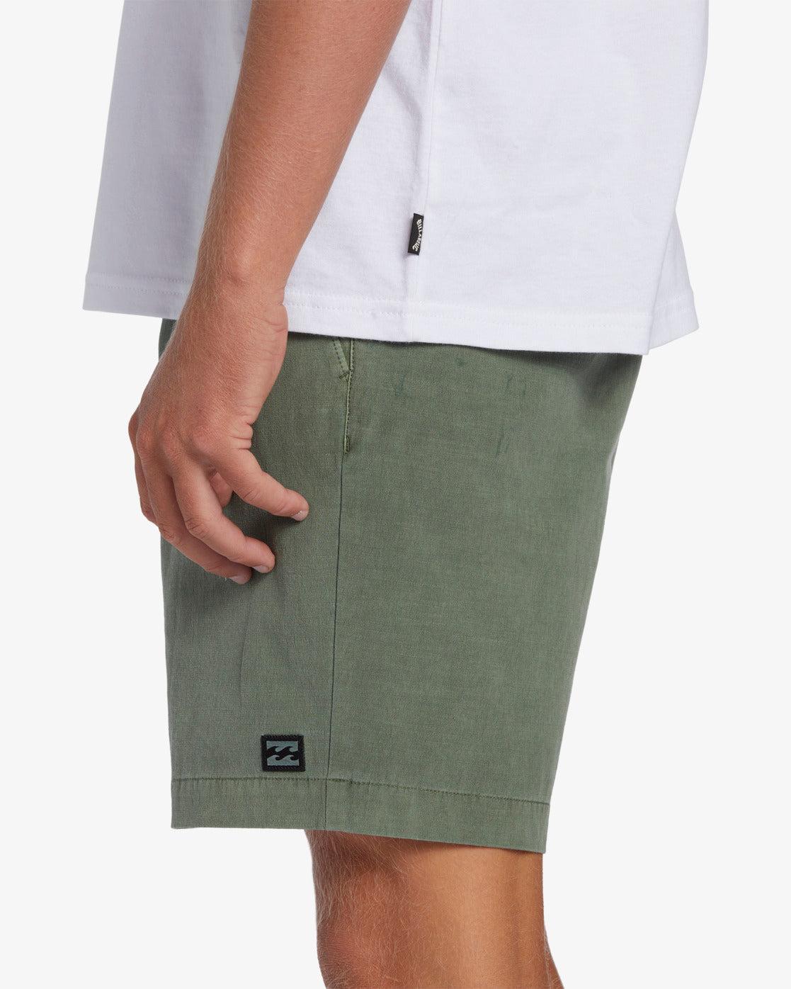 Crossfire Wave Washed 18" Hybrid Submersible Shorts - Sage Male Product Image