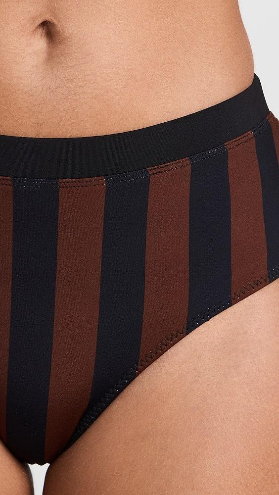 STAUD Devon High Rise Bikini Bottoms | Shopbop Product Image