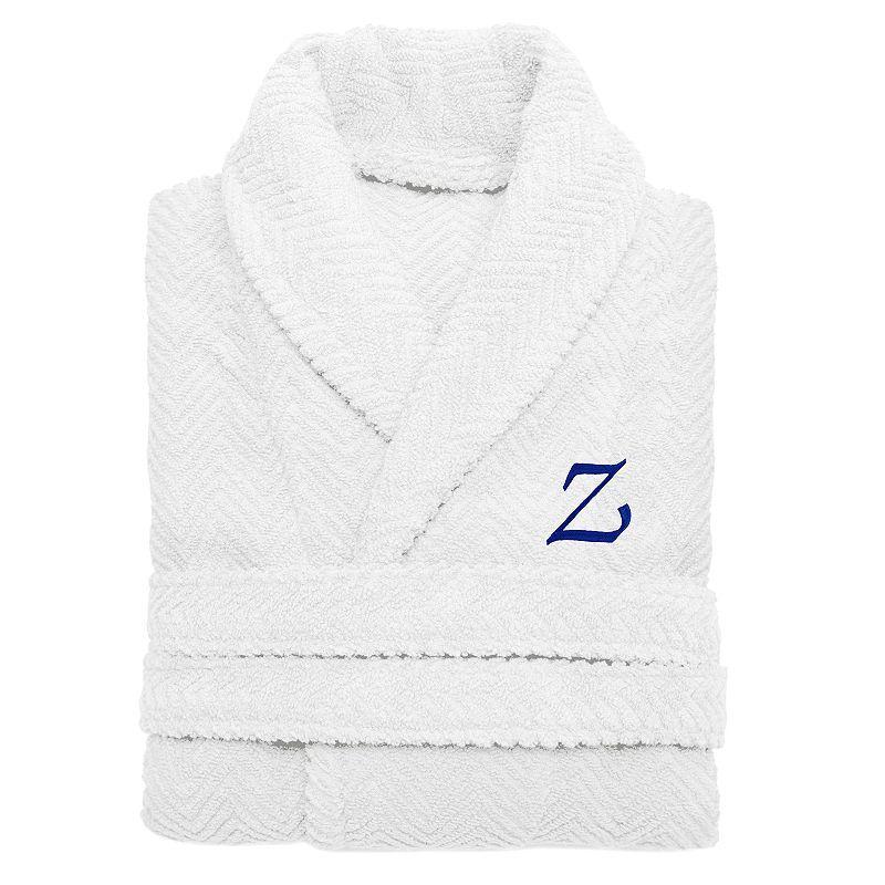 Linum Home Textiles Turkish Cotton Personalized Herringbone Weave Bathrobe, Womens Product Image