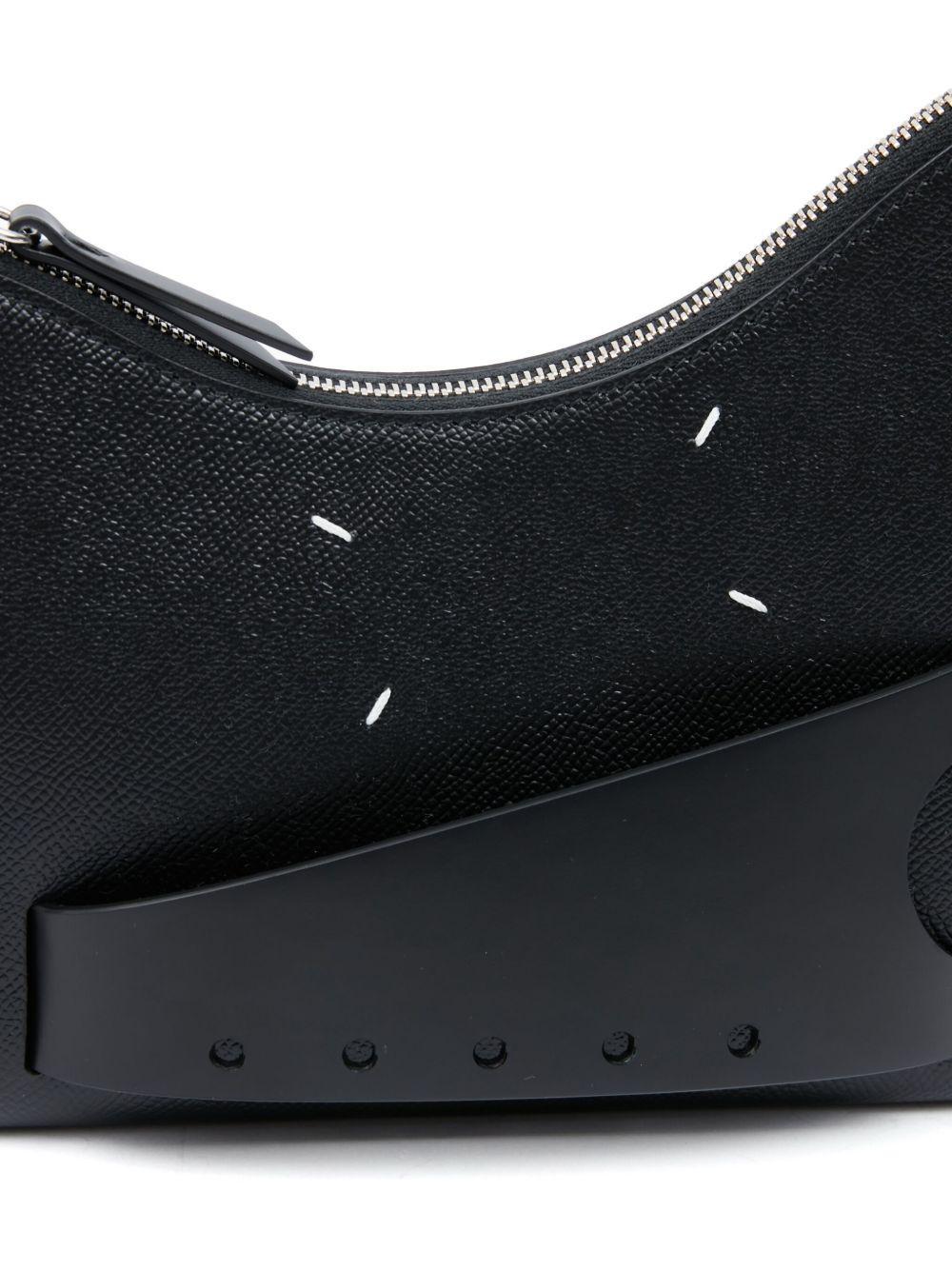 small Snatched leather shoulder bag Product Image