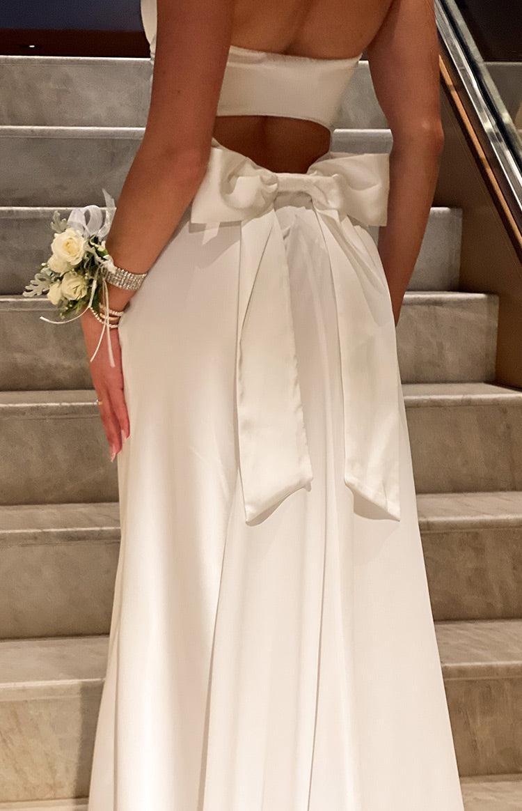 Nicole White Maxi Dress Product Image