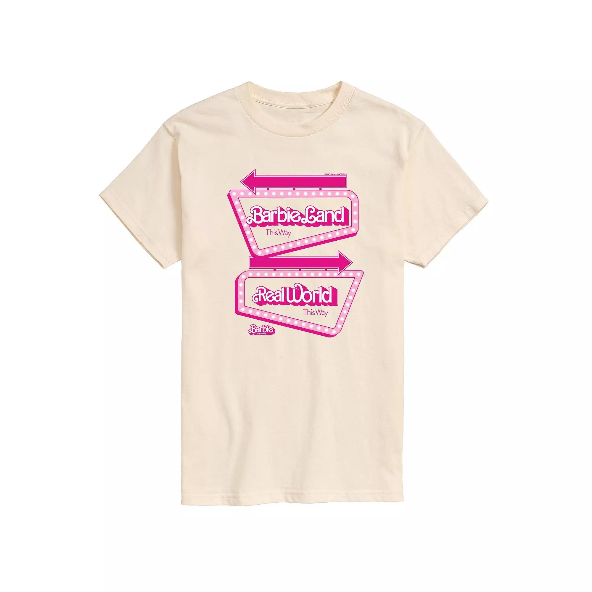 Big & Tall Barbie The Movie Barbieland Graphic Tee, Mens Product Image