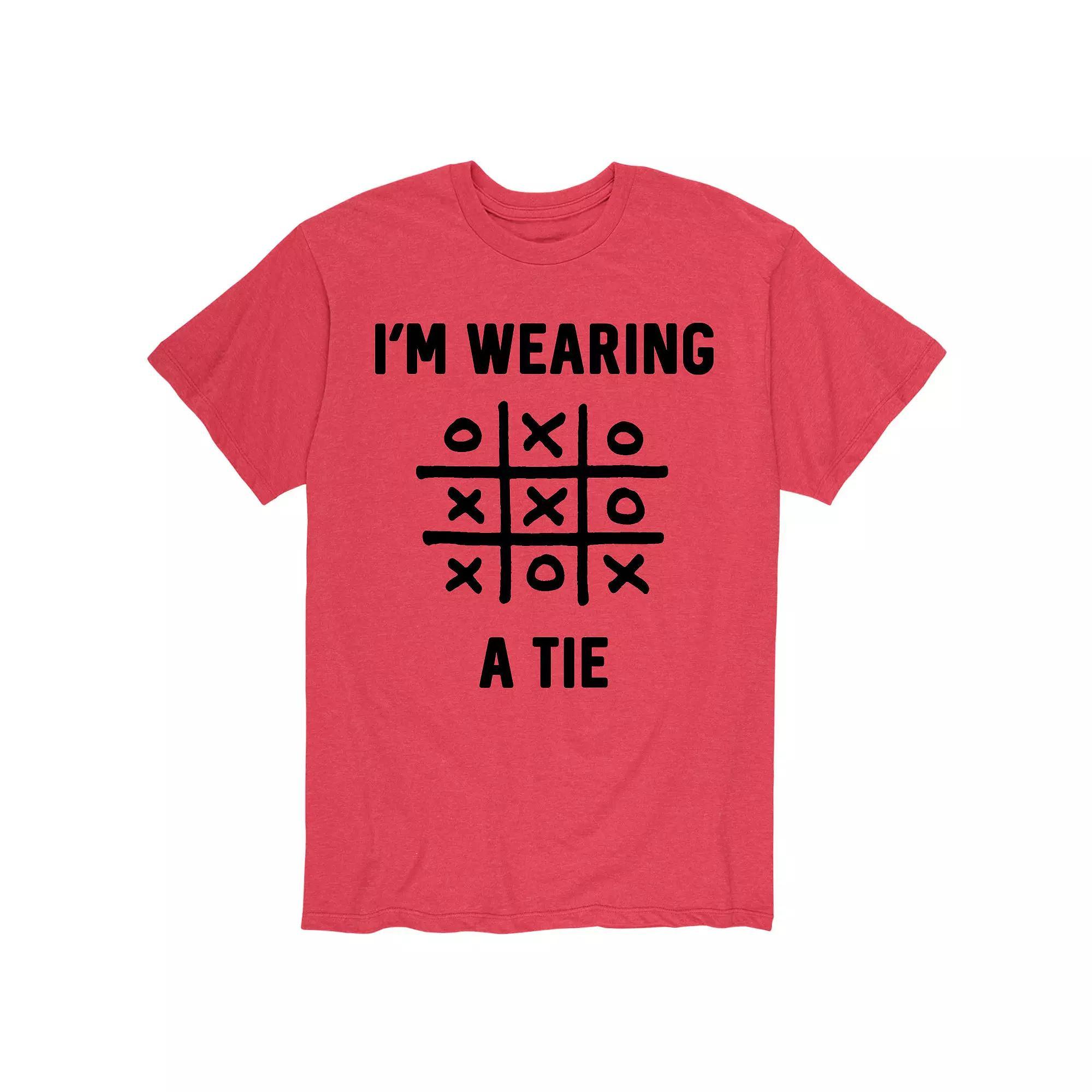 Big & Tall Im Wearing a Tie Graphic Tee, Mens Product Image