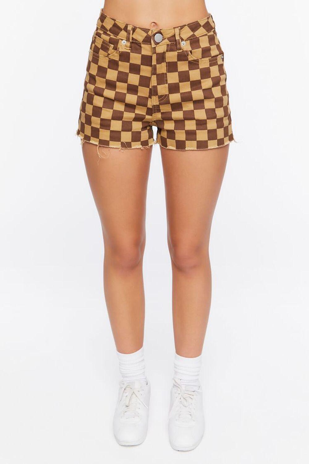 Checkered Print Shorts | Forever 21 Product Image