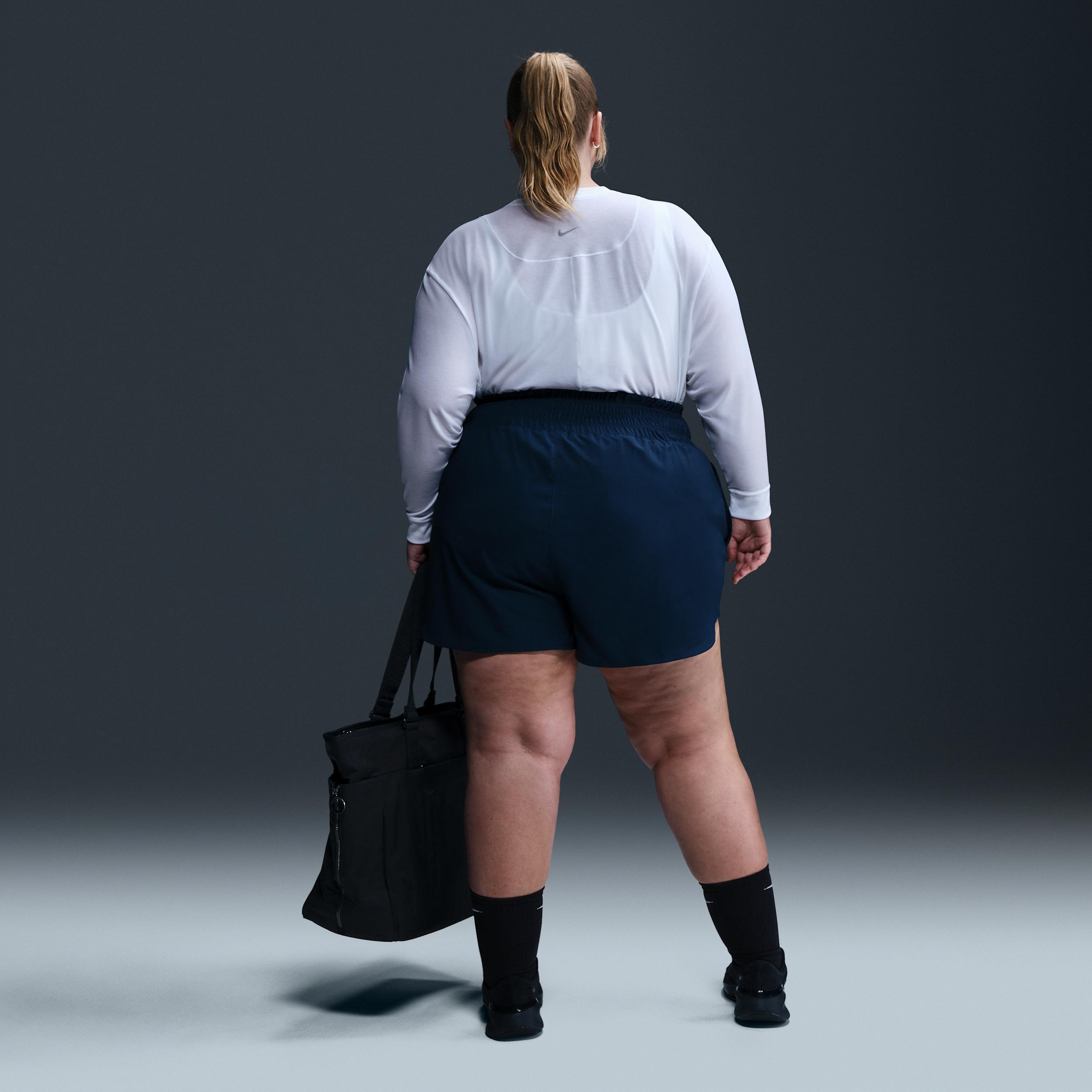 Nike Women's One Relaxed Dri-FIT Long-Sleeve Top (Plus Size) Product Image