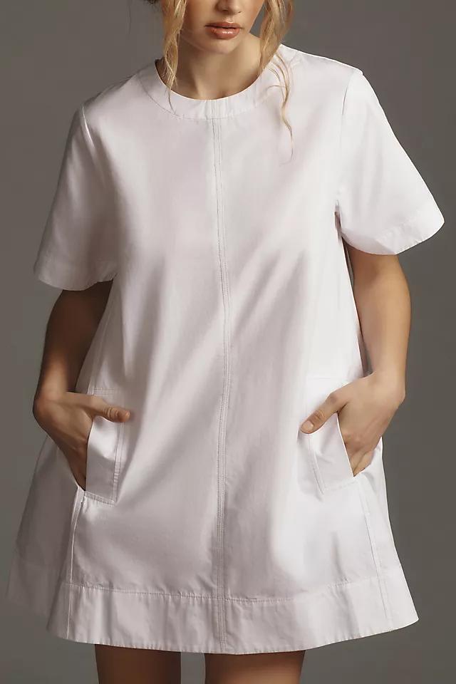 The Emmy Short-Sleeve Swing Mini Dress by Maeve Product Image