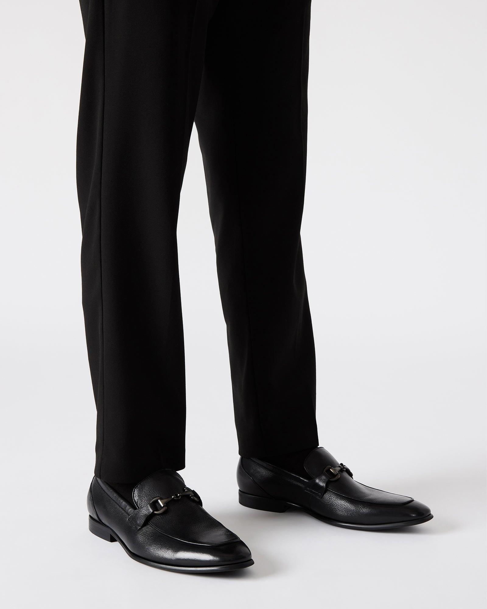 JAYSHAN BLACK LEATHER Male Product Image