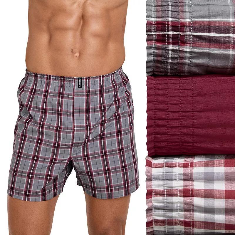 Mens Jockey 3-Pack Classics Full Cut 5 Woven Boxer Product Image