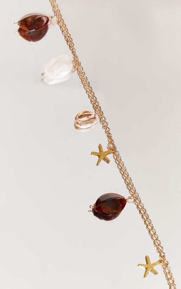 Brown Starfish Shell Belly Chain Product Image