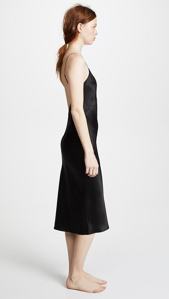 Olivia von Halle Issa Jet Black Slip | Shopbop Product Image