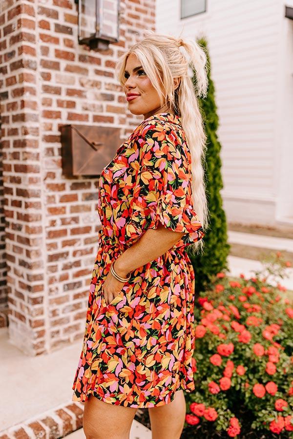 Statement Maker Floral Romper in Black Curves Product Image