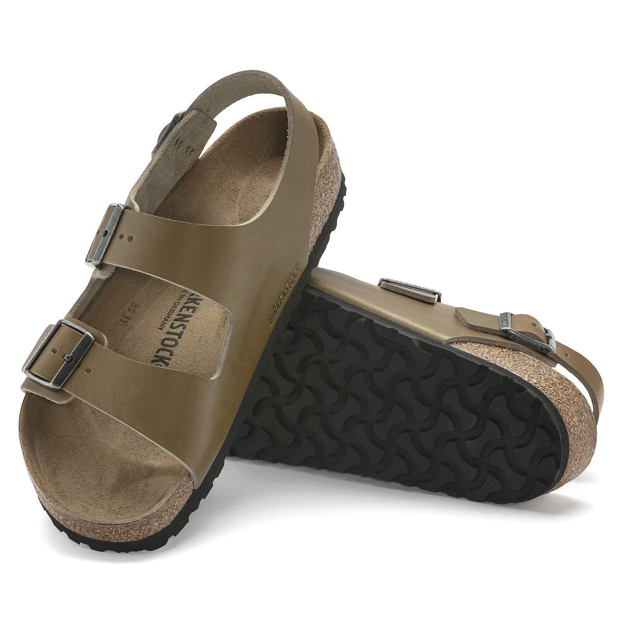 Milano Leather Vintage Wood Faded Khaki Product Image