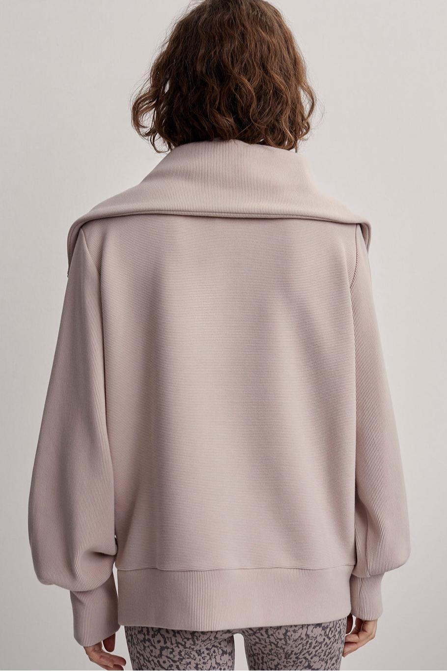 Vine Half-Zip Pullover - Mushroom Product Image