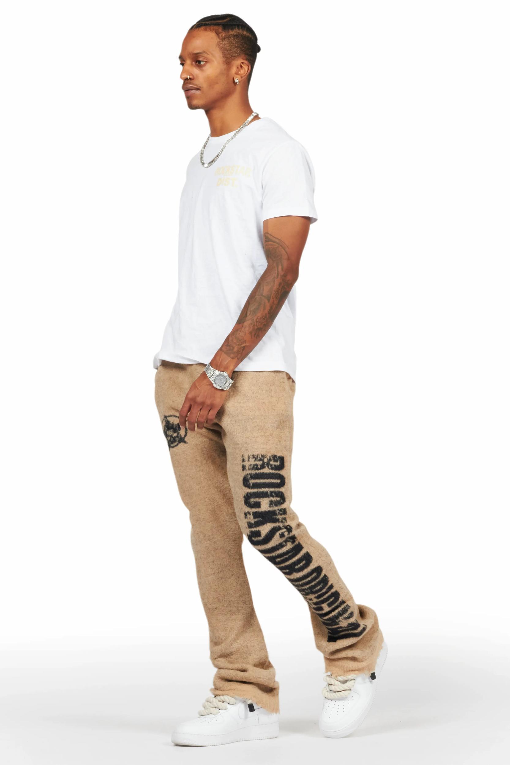 Lake White/Beige Graphic T-Shirt Male Product Image