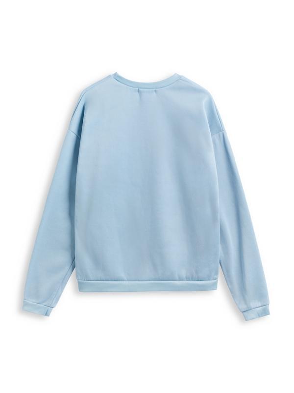 Men's Vintage Letter Print Crew Neck Sweatshirt Product Image
