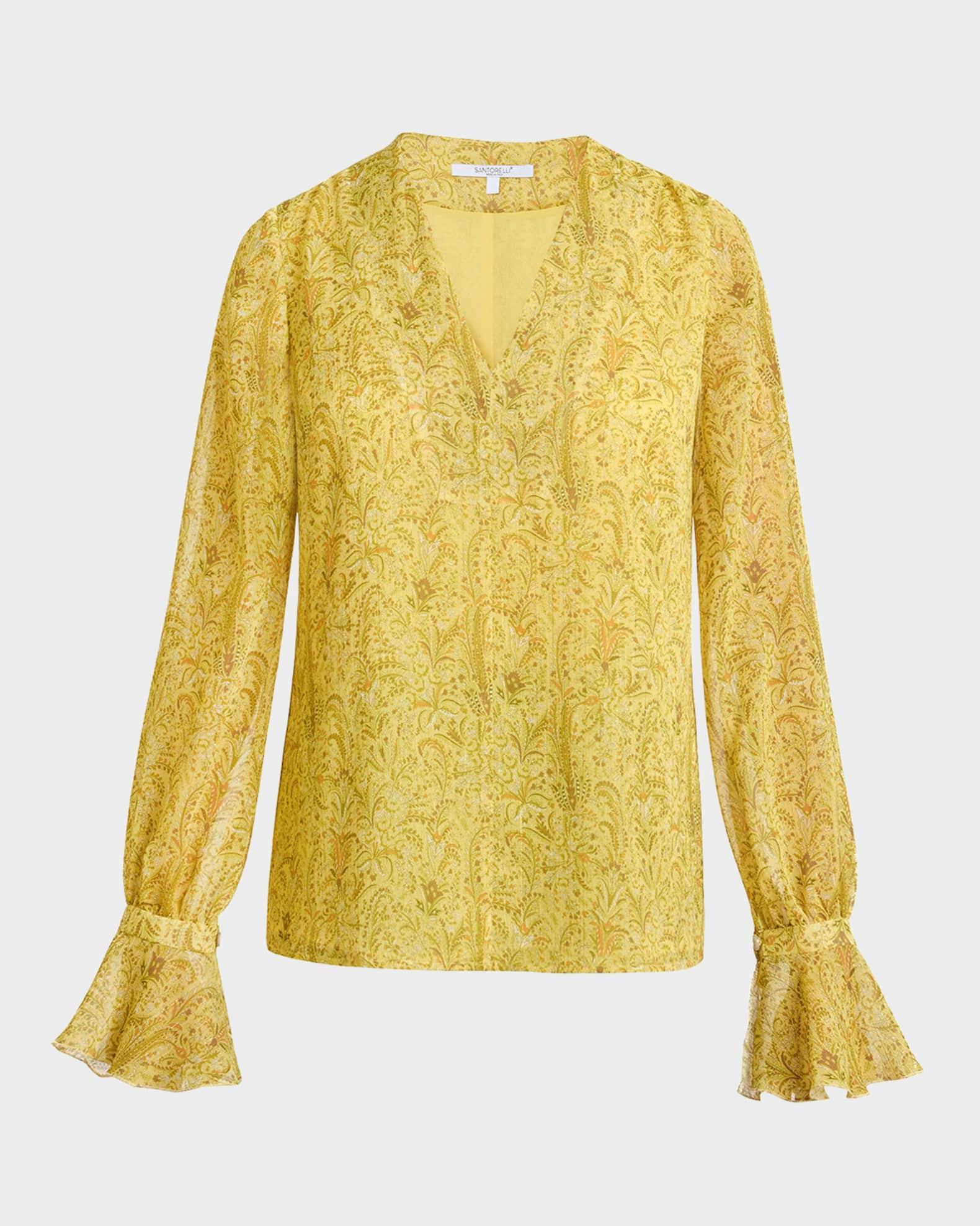 Rue Floral-Print Georgette Blouse Product Image