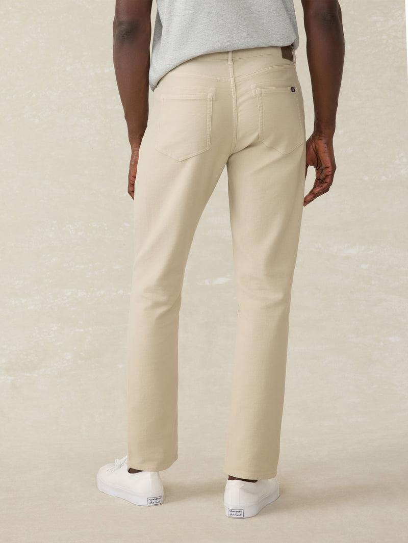 Stretch Terry 5-Pocket Athletic Fit Pant - Stone Product Image