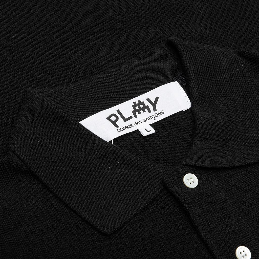 Comme des Garcons PLAY x the Artist Invader Polo - Black Male Product Image