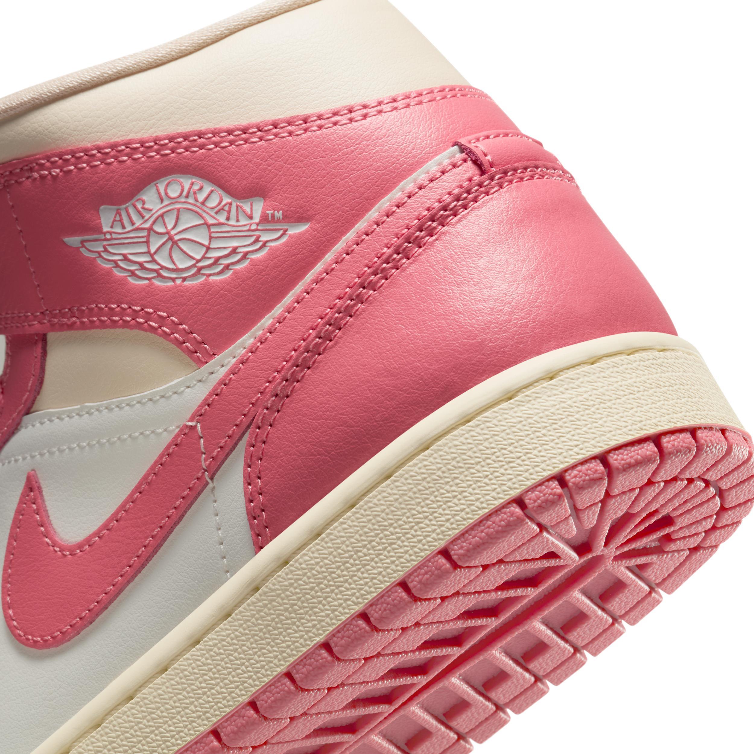 Jordan Womens Air Retro 1 Mid Casual Shoes Product Image