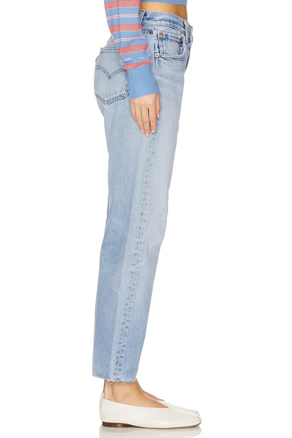 Relaxed Undone Hem Jeans aligrace Product Image