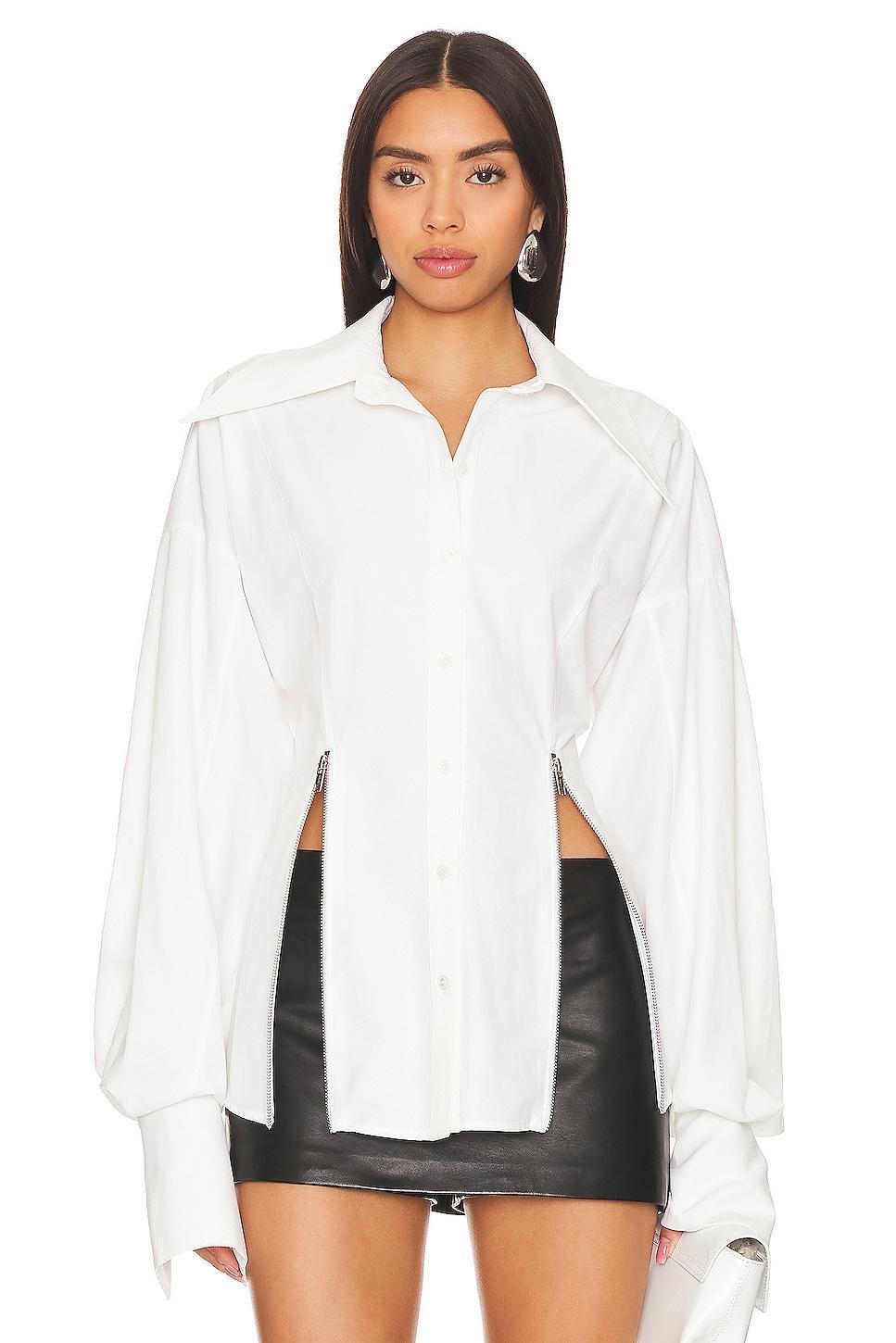 Zipper Detail Shirt Ceren Ocak Product Image